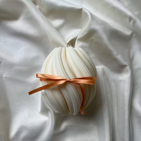 figuurkaars beige