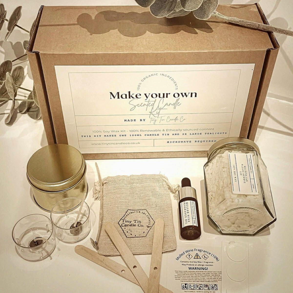 diy mix & melt kit kaarsen
